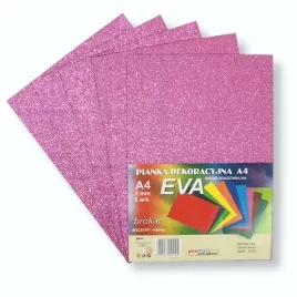pianka-brokatowa-a4-eva-rozowa-biodegrad-5szt