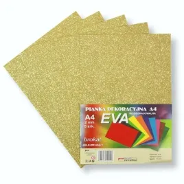 pianka-brokatowa-a4-eva-zlota-biodegrad-5szt