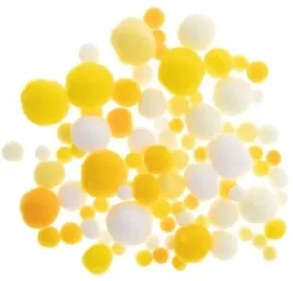 pompony-biale-i-w-odcienach-zoltego-20g