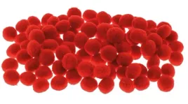 pompony-czerwone-10mm-100szt