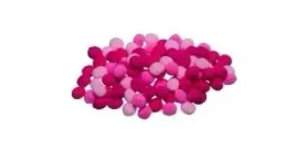 pompony-rozowe-10mm-100szt