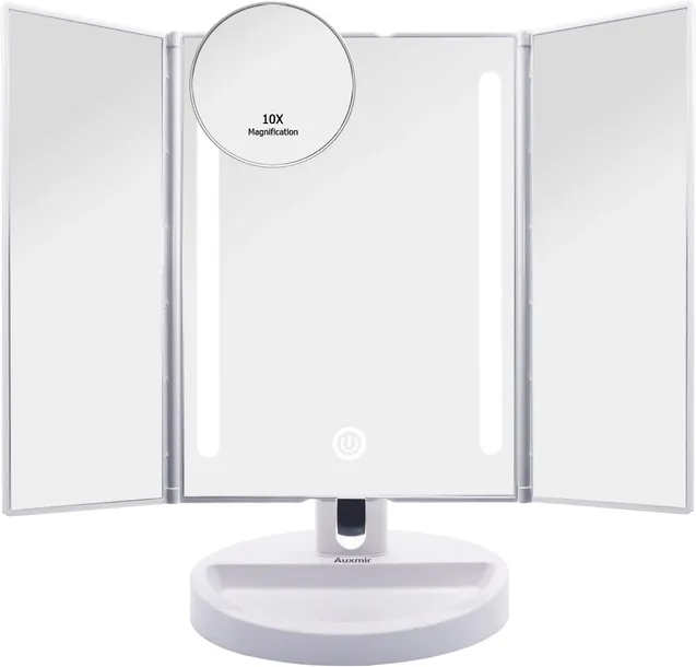 lusterko-stojace-bialy-auxmir-powiekszenie-10x
