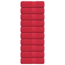 reczniki-dla-gosci-frogn-10-szt-czerwone-30x50-cm-360-g-m