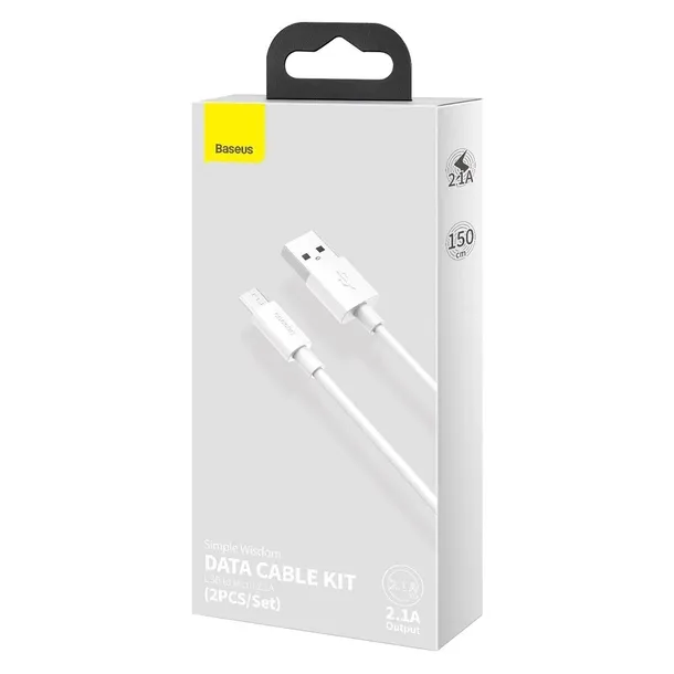 kabel-micro-usb-do-usb-baseus-simple-wisdom-2-1a-1-5m-bialy-2szt-kolor-bialy