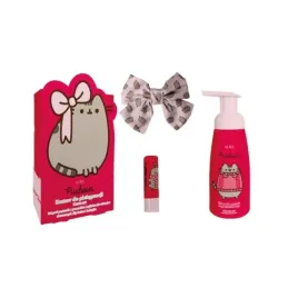 pusheen-zestaw-do-pielegnacji-pianka-do-mycia-ciala-300ml-pomadka-do-ust