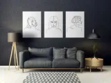szkic-postaci-210x100cm-tryptyk-stan-nowy