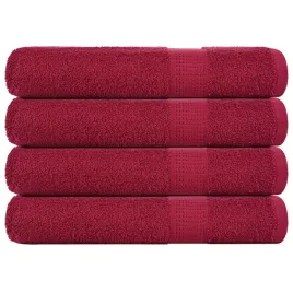 reczniki-frogn-4-szt-bordowe-100x200-cm-360-g-m