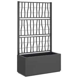 donica-ogrodowa-z-kratka-na-pnacza-polipropylen-80x36x140cm-ciemnoszar
