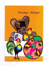 kartka-wielkanocna-wzory-kurpiowskie