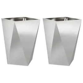 donica-2-pcs-srebrny-50-x-50-x-75-cm-stal-nierdzewna