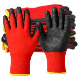 12x-rekawice-robocze-rekawiczki-czerwone-lateksowe-ochronne-ogrodowe-r10