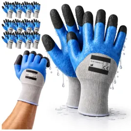 12x-rekawice-robocze-wodoodporne-ochronne-pianka-foam-mocne-duoair-r9-bhp