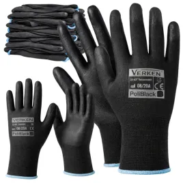 12x-rekawice-rekawiczki-robocze-ochronne-poliuretanowe-czarne-powlekane-r9