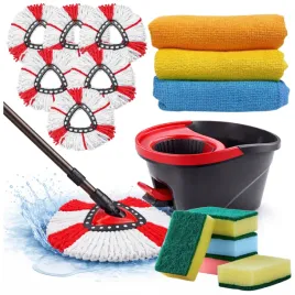 6x-wklad-do-mopa-obrotowego-turbo-zamiennik-vileda-3x-sciereczki-5x-gabek