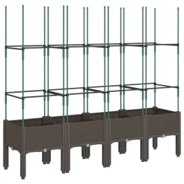 donica-ogrodowa-z-kratka-brazowa-160x40x1425-cm-pp
