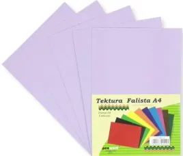 tektura-a4-falista-lawendowa-5szt