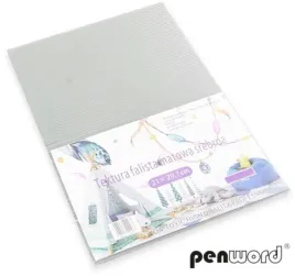 tektura-a4-falista-matowa-srebrna-5szt