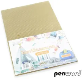 tektura-a4-falista-matowa-zlota-5szt