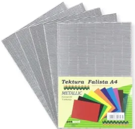 tektura-a4-falista-metallic-srebrna-5szt