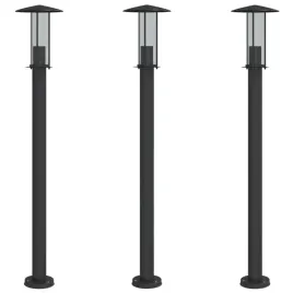 lampy-ogrodowe-na-slupku-3-szt-czarne-100-cm-stal
