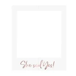 ramka-selfie-she-said-yes-do-zdjec-rozowe-zloto-1szt-pbf3-019r