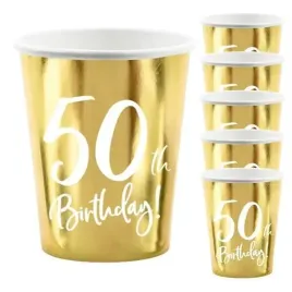 kubeczki-na-50-urodziny-50th-birthday-papierowe-zlote-220ml-6-sztuk-kpp73-5