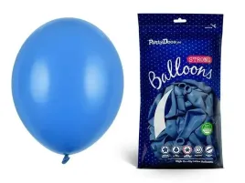 balony-niebieskie-pastelowe-pastel-cornflower-blue-strong-30cm-10-sztuk-sb1