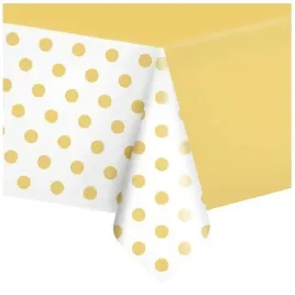 obrus-foliowy-zloty-w-kropki-137x274cm-510249