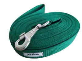 smycz-dla-psa-treningowa-zielona-10m-3cm-duzy-karabinczyk-alepiesio