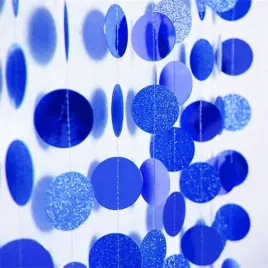 girlanda-4m-niebieskie-papierowe-kolka-brokatowe-4-m