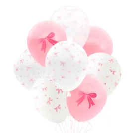 balony-lateksowe-rozowe-biale-kokardka-kokardki-party-30-cm-10-szt