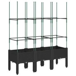 czarna-donica-ogrodowa-z-kratka-120-x-40-x-1425-cm