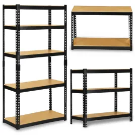 regal-metalowy-magazynowy-5-polek-mdf-265kg-bezsrubowy-183x90x40-czarny