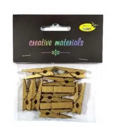 klamerki-drewniane-zlote-35mm-10szt