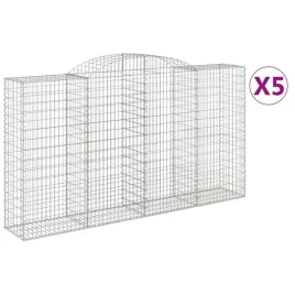 kosze-gabionowe-z-lukiem-5-szt-300x50x160-180-cm-zelazo