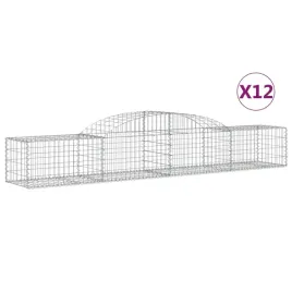 kosze-gabionowe-12-szt-300x50x40-60-cm-galwanizowane-zelazo
