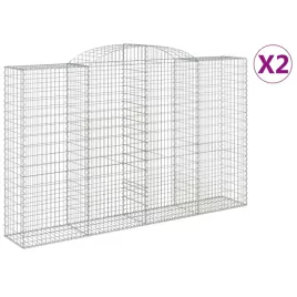 kosze-gabionowe-2-szt-300x50x180-200-cm-galwanizowane-zelazo