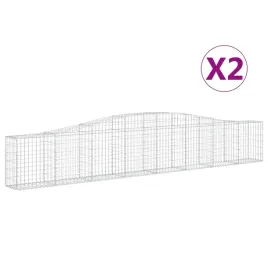 kosze-gabionowe-2-szt-400x30x60-80-cm-galwanizowane-zelazo