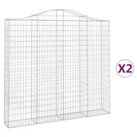 kosze-gabionowe-2-szt-200x30x180-200-cm-galwanizowane-zelazo