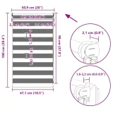 roleta-elegance-50x100-cm-czarny-poliester-stan-nowy-typ-montazu-inwazyjny