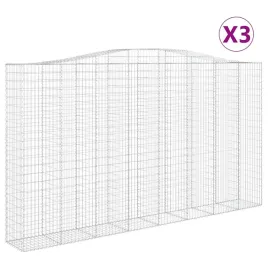 kosze-gabionowe-3-szt-400x50x220-240-cm-galwanizowane-zelazo