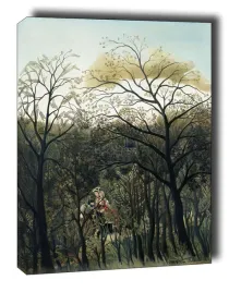 rendezvous-in-the-forest-henri-rousseau-obraz-na-plotnie-30x40-cm