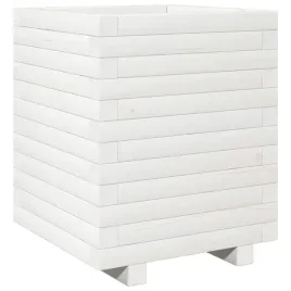 donica-ogrodowa-biala-40x40x495-cm-lite-drewno-sosnowe