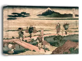 a-view-of-mount-fuji-and-travellers-by-a-bridge-hokusai-obraz-na-plotn