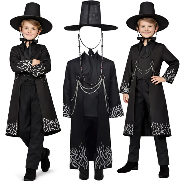 STRÓJ KOSTIUM SAJA BOY JINU PRZEBRANIE COSPLAY 4w1 KARNAWAŁ 134/146