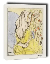 charley-toorop-with-a-headscarf-in-an-armchair-jan-toorop-obraz-na-plo