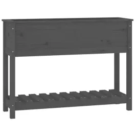donica-z-polka-szara-1115x345x81-cm-lite-drewno-sosnowe
