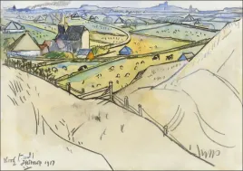 view-from-the-dunes-on-koog-in-texel-jan-toorop-plakat-594x42-cm