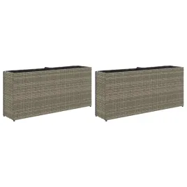 donice-ogrodowe-z-2-wkladami-2-szt-szare-90x20x40-cm