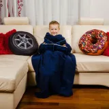 kocyko-szlafrok-junior-granatowy-stan-nowy